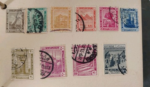 ägypten 1914 briefmarken set - briefmarken,