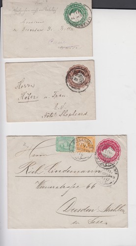 ägypten 1888 drei ganzsachen - Ägypten,