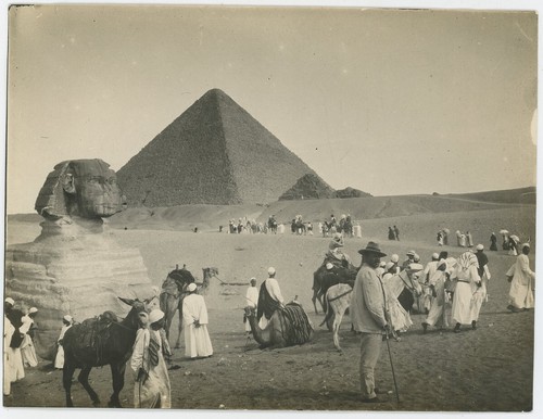 Sphinx von gizeh pyramiden - von, gizeh.
