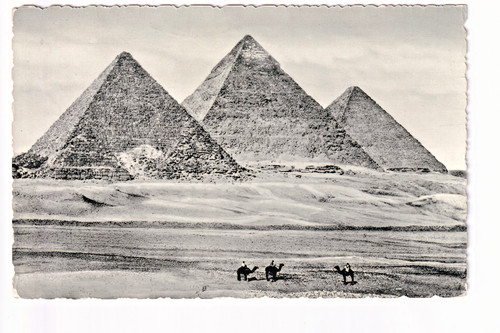 Pyramiden gizeh ägypten - ak,