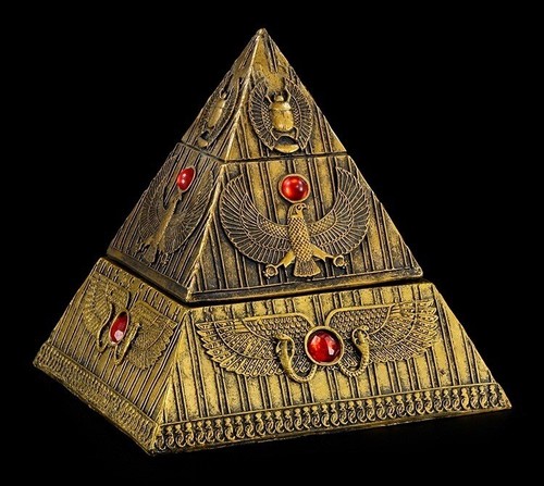 Pyramide schatulle box dose - -,