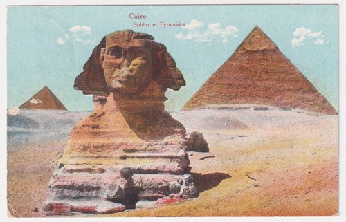 Sphinx pyramides ägypten - et,
