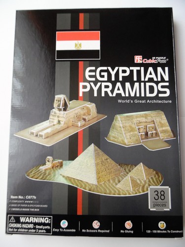 Puzzle ägypten pyramide - 3d,