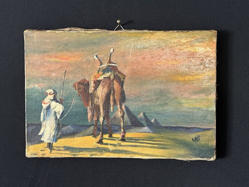 ölgemälde beduine mit kamel - Ölgemälde,